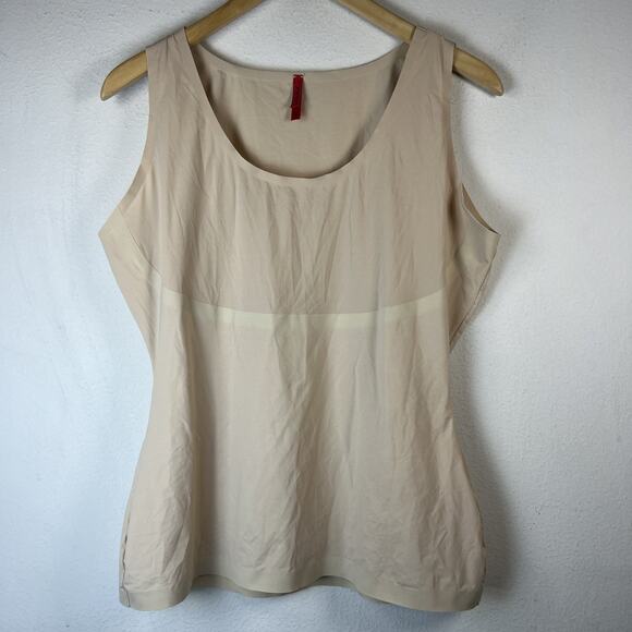 Spanx Women's xl 1x Thinstincts 2.0 Compression Tank Top Soft Nude body briefer - Picture 1 of 9